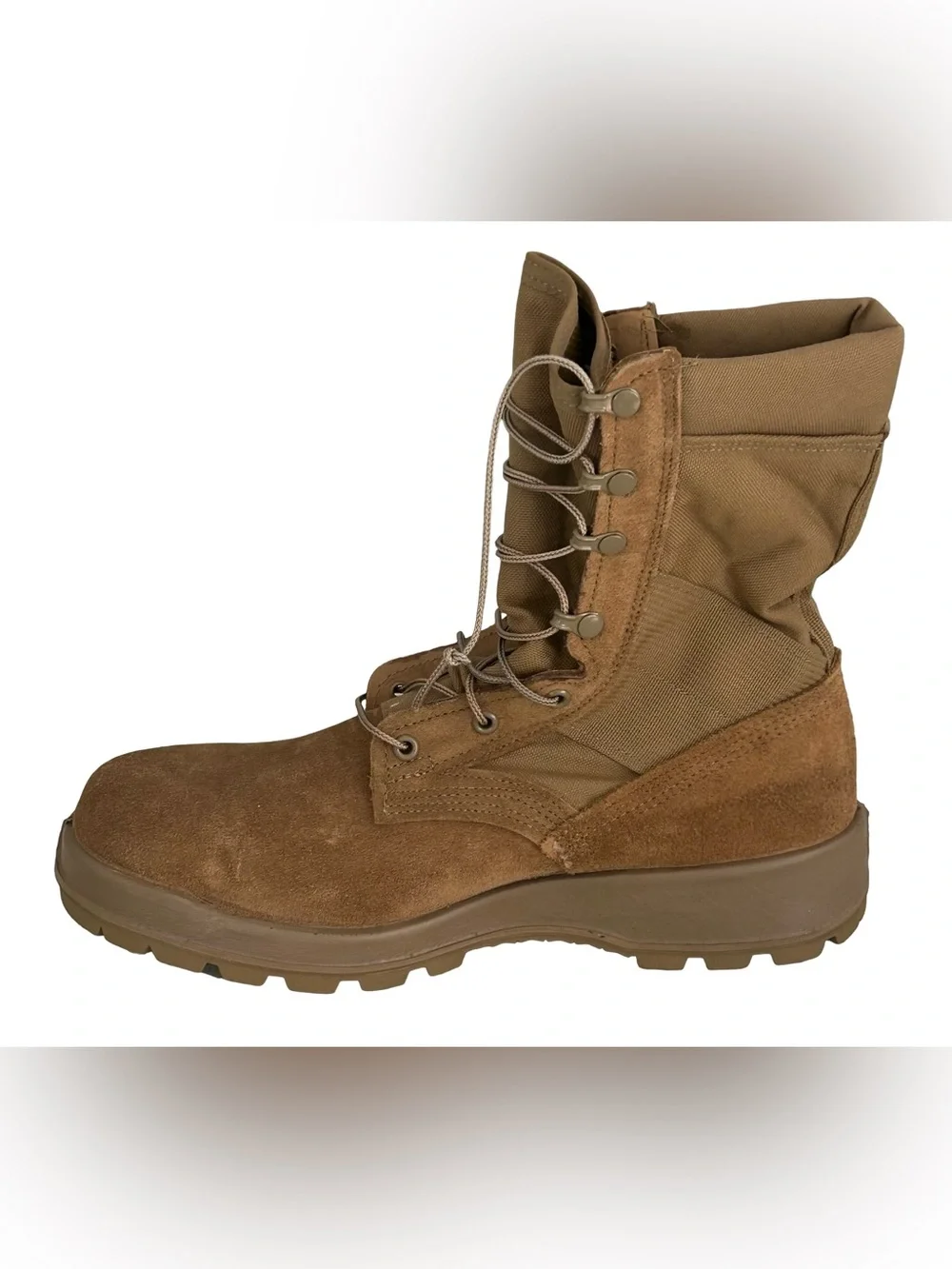 Belleville AFSTC 11 Hot Weather Steel Toe Coyote Military Combat Boots NIB $240